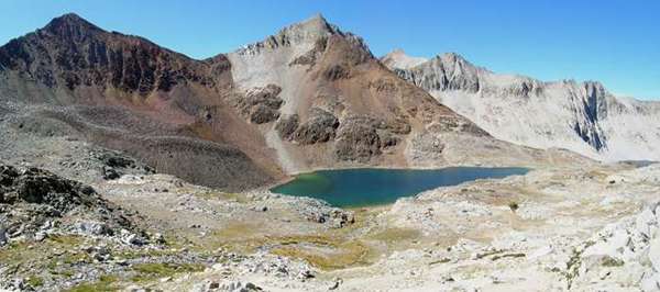 Above Marjorie Lakes North of Pinchot Pass